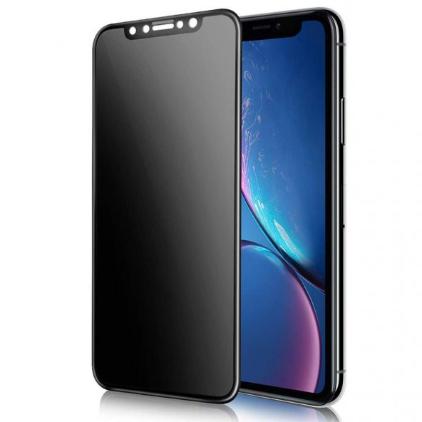 iPhone 11 Siyah 5D Mat Tam Kaplayan Ekran Koruyucu - 3