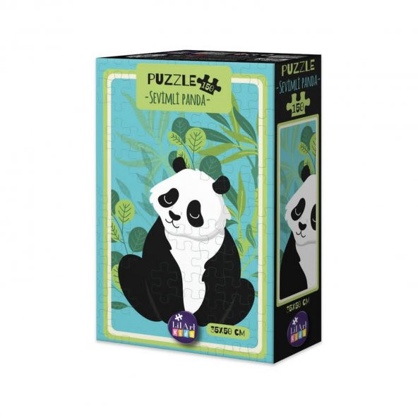 150 Parça Puzzle Seti Eğitici Puzzle Yapboz Oyuncak Sevimli Panda
