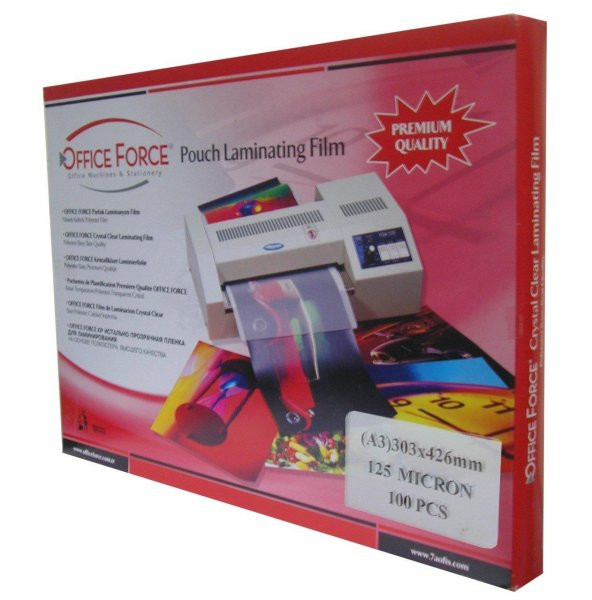 Office Force 125 Mic.A3 (303x426) Parlak Laminasyon Filmi 100’lü - 3