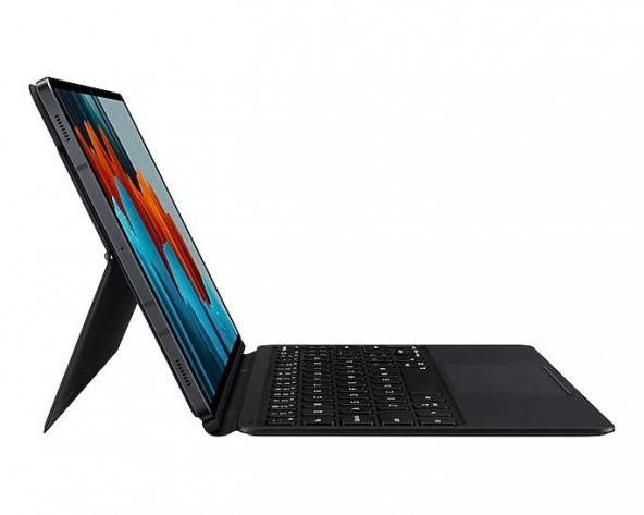 Samsung Galaxy Tab S7 Klavyeli KILIF Siyah - EF-DT870BBEGTR