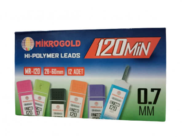 Mikrogold Kalem Ucu HI-Polymer Leards 0.7 120li 12 Adet