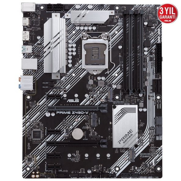 ASUS PRIME Z490-V-SI DDR4 SATA3 M2 PCIe NVME HDMI DP PCIe 16X v3.0 1200p ATX - 5