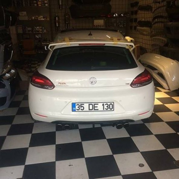 Volkswagen Scirocco Makyajlı R Cup Spoiler (Fiber) - 5
