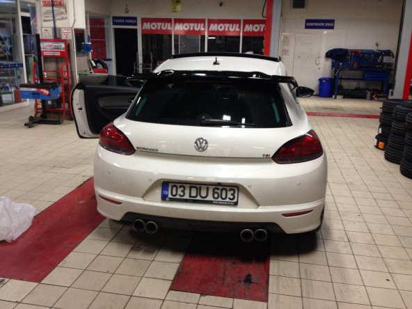 Volkswagen Scirocco Makyajlı R Cup Spoiler (Fiber) - 7