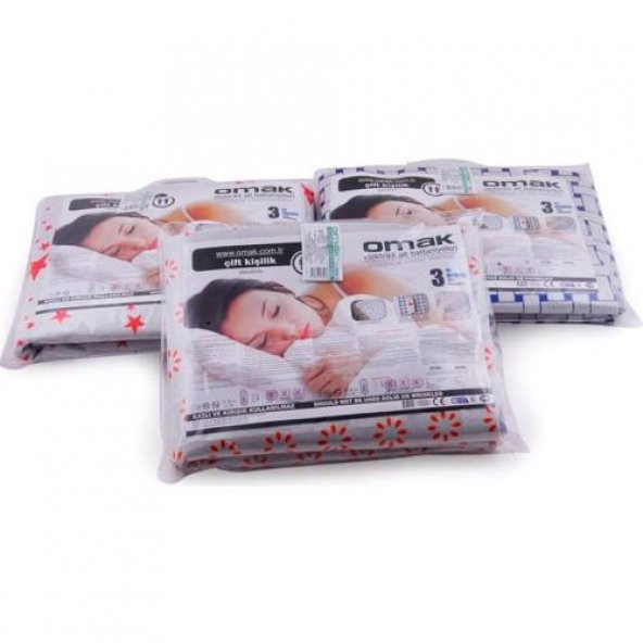 OMAK® Çift Kişilik Elektrikli Battaniye 120 x 150 cm - 5