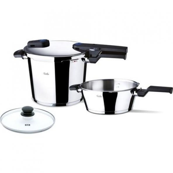 Fissler Vıtaquıck BluePoint 6Lt+3,5Lt Düdüklü Tencere ( Kapak Hediyeli ) - 2