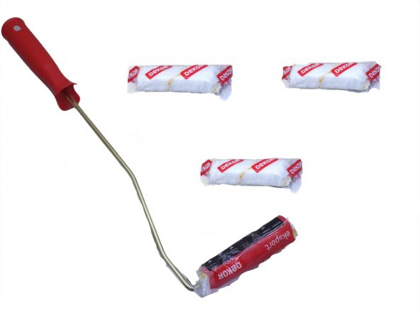 Dekor Parmak Rulo 10 Cm Rulo Yedek Ağzı 3 Adet