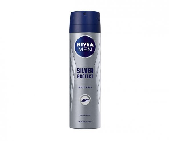 Nivea Silver Protect Sprey Erkek Deodorant 150 Ml