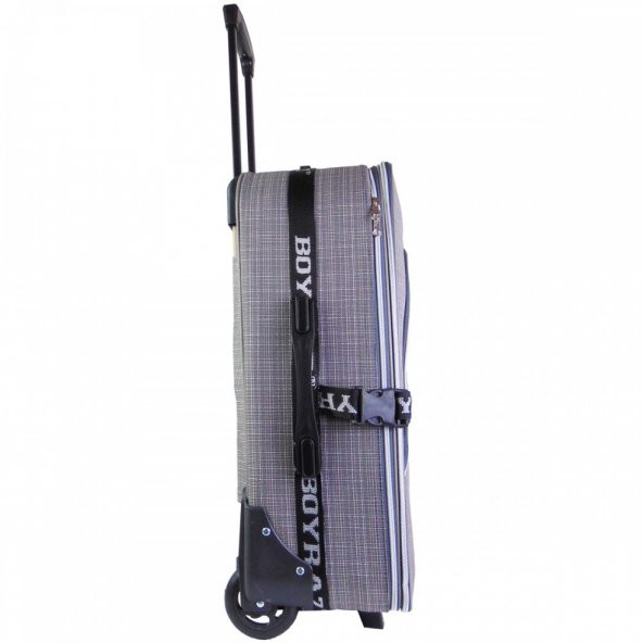 Boyraz 2 Tekerli Kumaş Valiz 3lü Set - 4