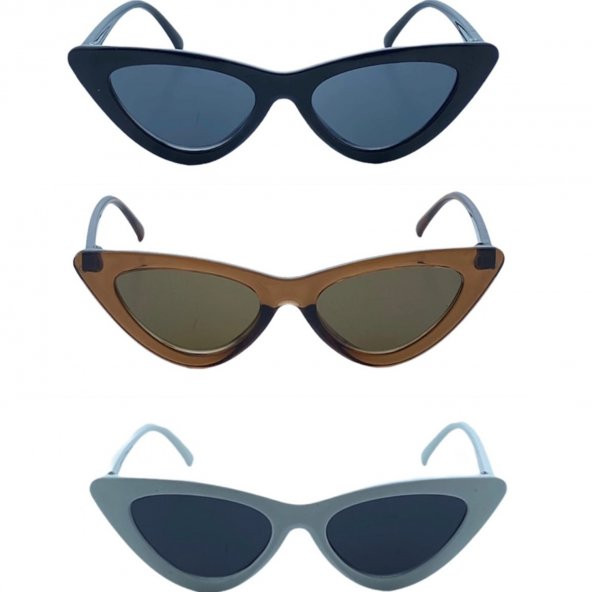 3 Lü Set Unisex Kombin Güneş Gözlüğü KCK|1-2-0 - 3