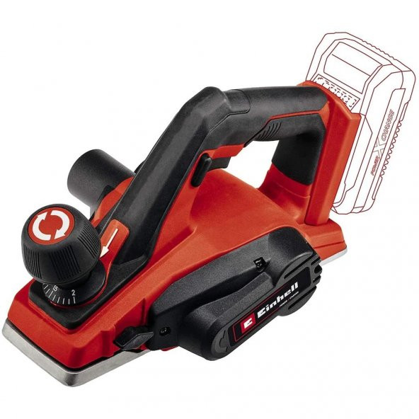 Einhell TE-PL 18/82 Lİ Şarjlı Akülü Planya + 2.5 Ah Akü Şarj Aleti - 3