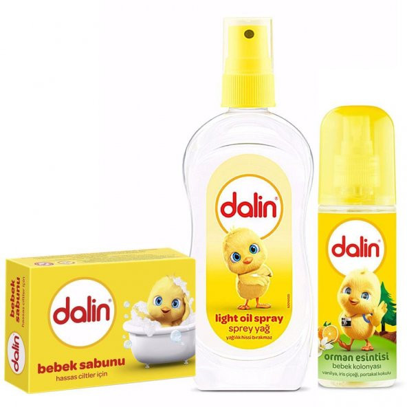 Dalin 200 ml Bebek Yağı - Sabun - Orman Esintili Bebek Kolanyası