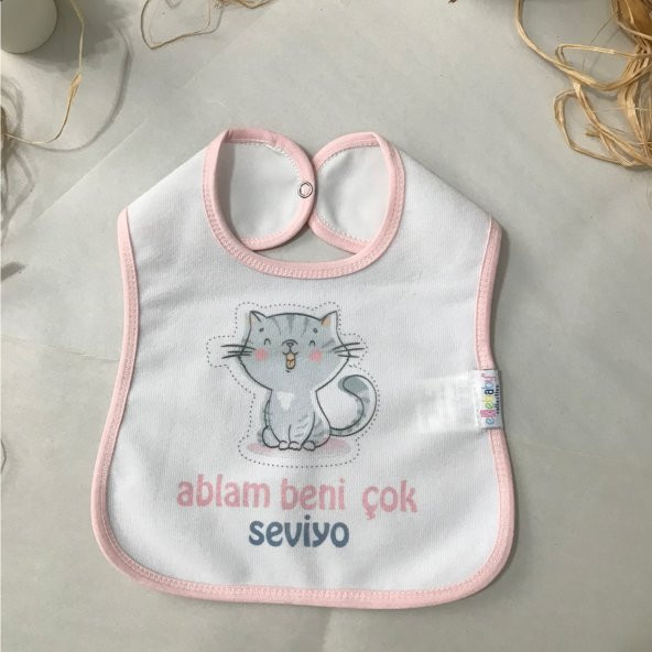 Lilmood Yazılı Mama Önlüğü