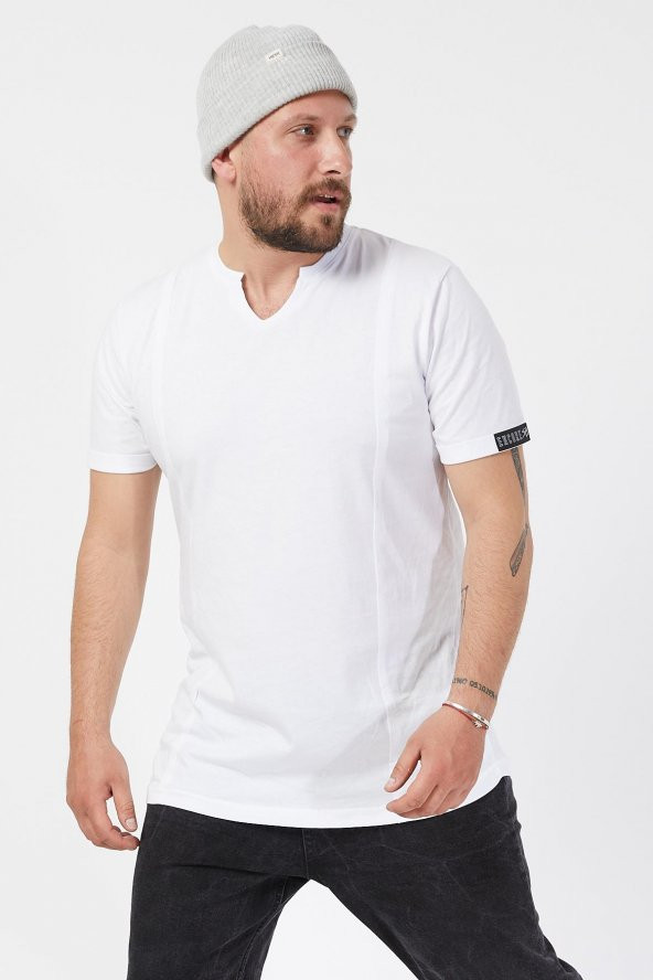 Trair Acik V Yaka Tshirt - 3