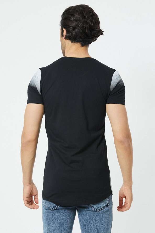 Trair Baskılı Yıkamalı T-Shirt - 4