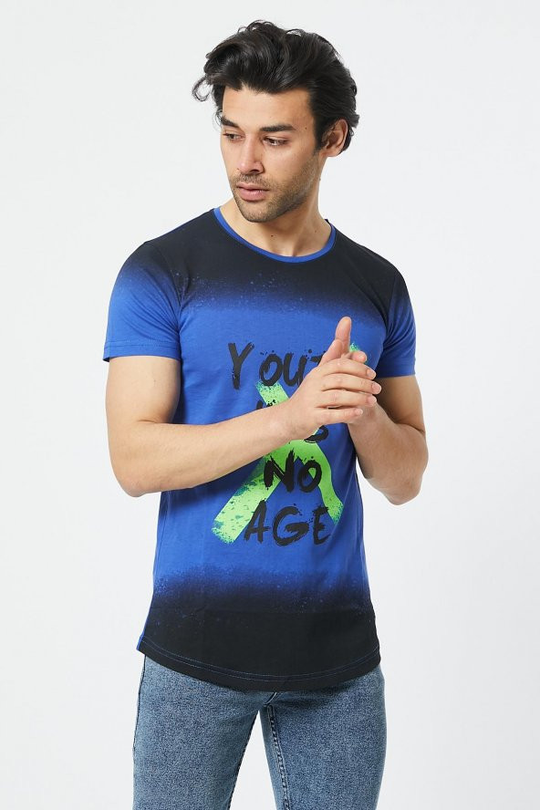 Trair Baskılı Yıkamalı T-Shirt - 5