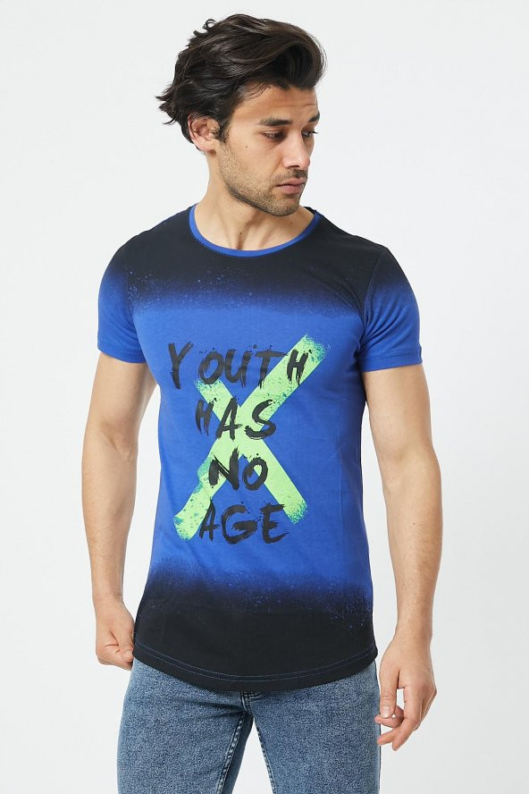 Trair Baskılı Yıkamalı T-Shirt - 7
