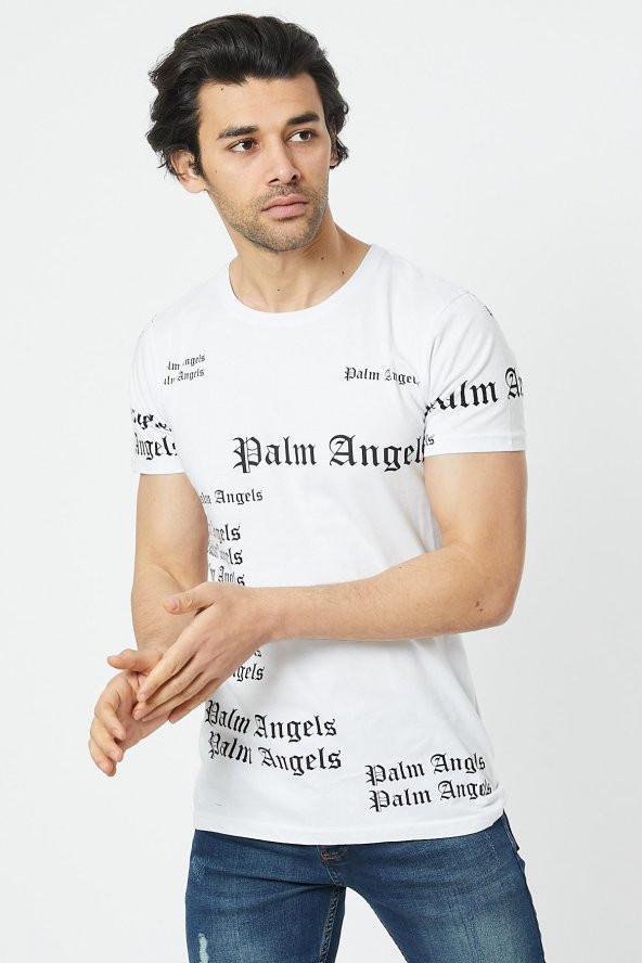 Trair Palm Angels Baskılı T-Shirt - 3