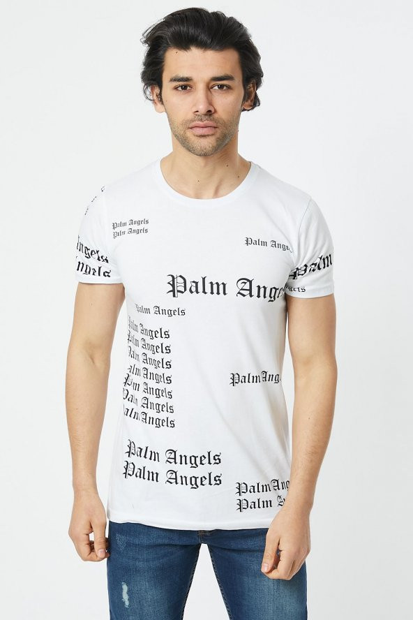 Trair Palm Angels Baskılı T-Shirt - 5