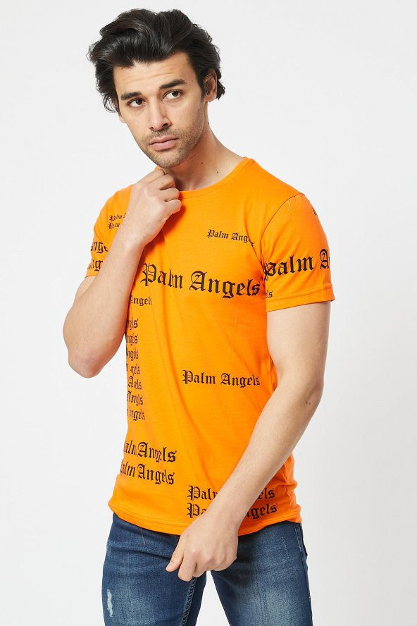 Trair Palm Angels Baskılı T-Shirt - 7