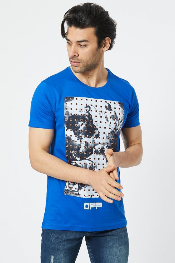 Trair Off White Tasli Baskılı T-Shirt - 10