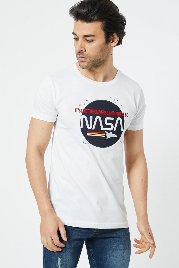 Trair Nasa Nakışlı T-Shirt - 5