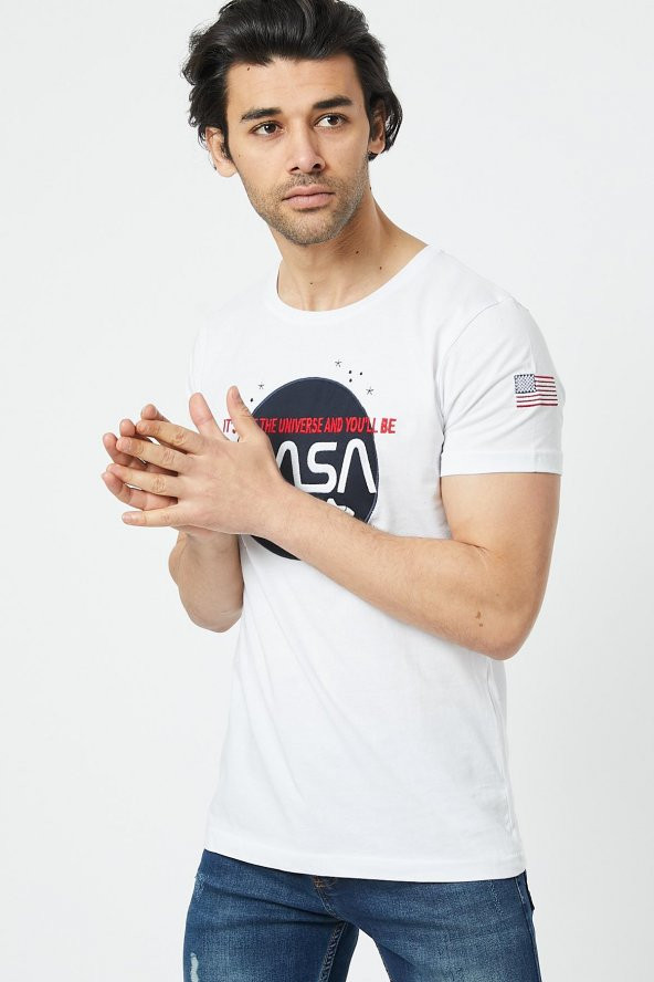 Trair Nasa Nakışlı T-Shirt - 6