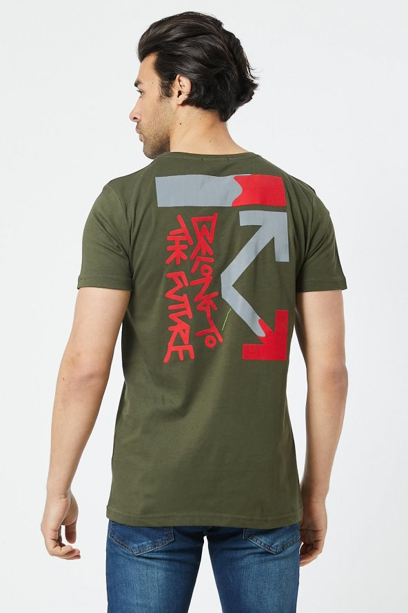 Trair Of White Baskılı T-Shirt - 11