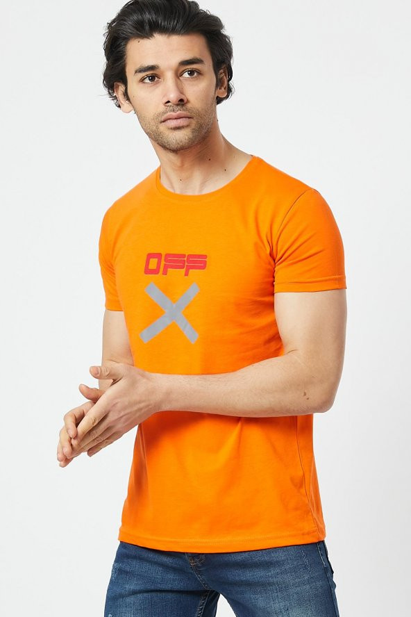 Trair Of White Baskılı T-Shirt - 12