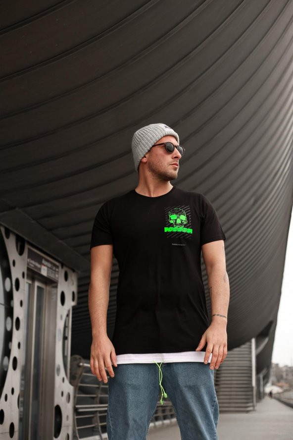 Trair Kuru Kafalı Fosforlu T-Shirt - 5