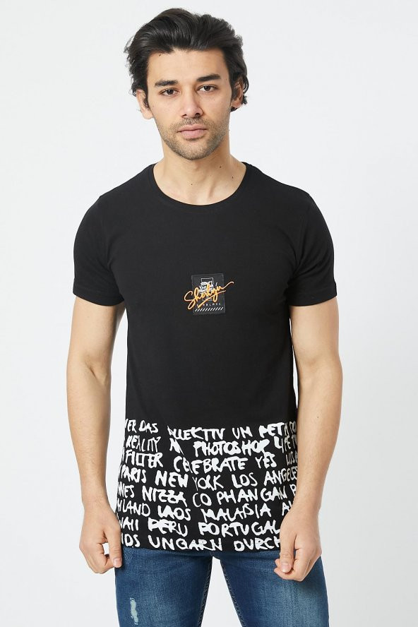 Trair Etekten Baskılı T-Shirt - 6