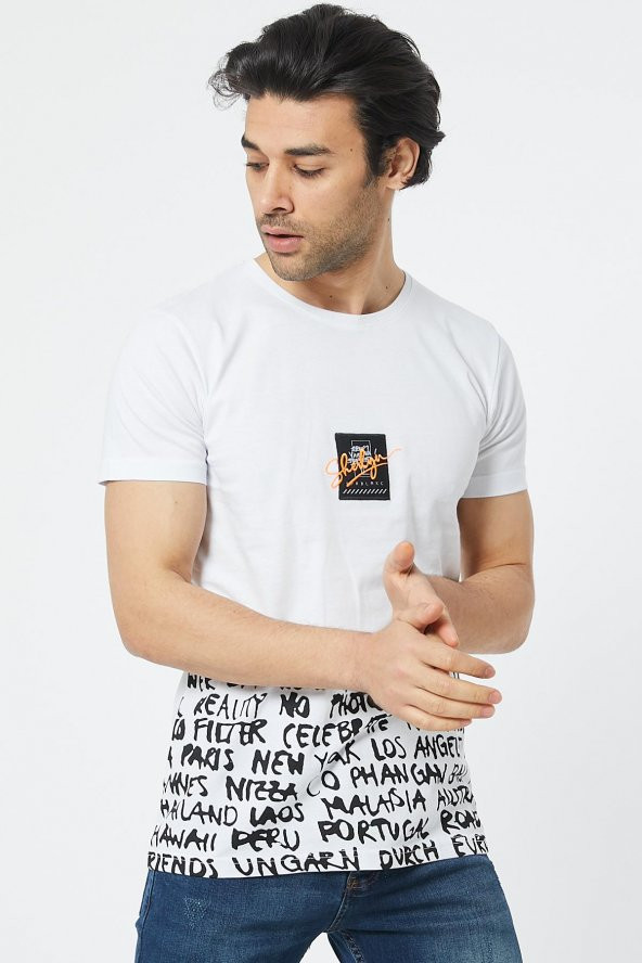 Trair Etekten Baskılı T-Shirt - 9