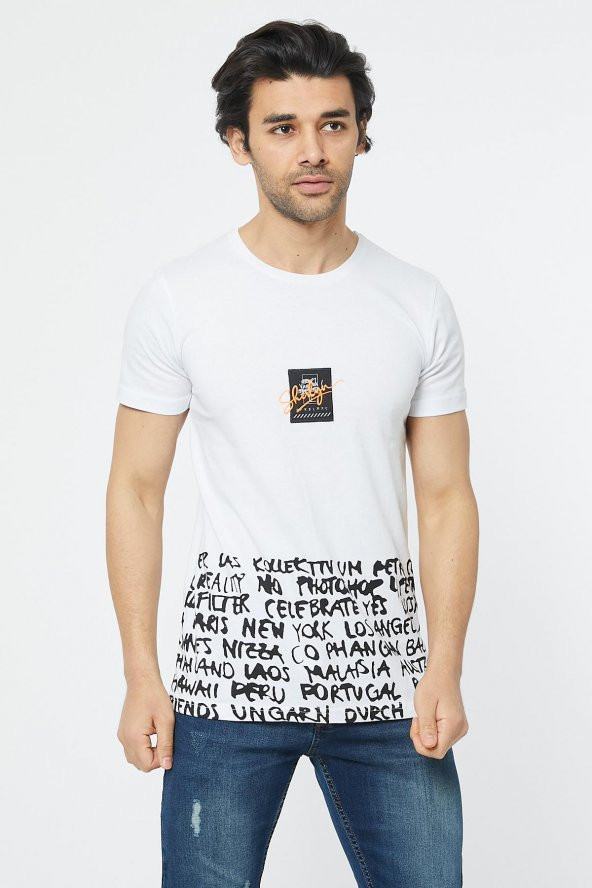 Trair Etekten Baskılı T-Shirt - 10