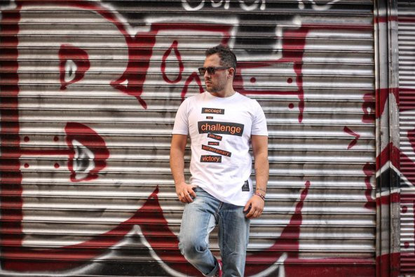 Trair Duz Baskılı T-Shirt - 6