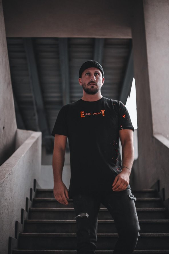 Trair Nakışlı Yan Sol Boya Puskurtmeli