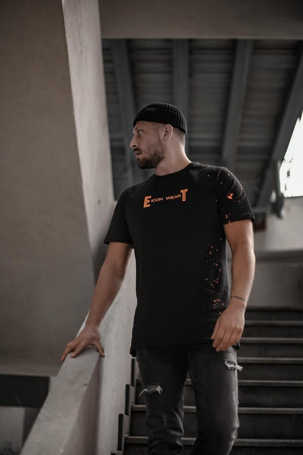 Trair Nakışlı Yan Sol Boya Puskurtmeli - 2