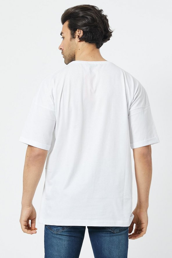 Trair Oversize Never Ve Şimşek Nakışlı - 12