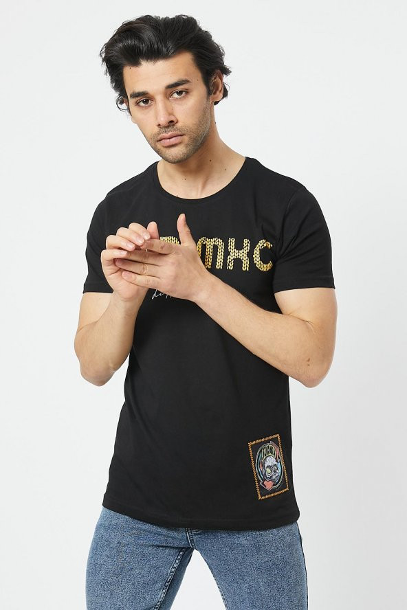 Trair Bısıklet Yaka Spablmxc Baskılı T-Shirt - 2