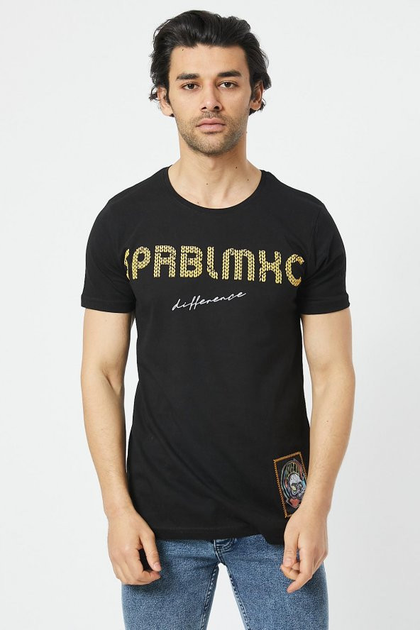 Trair Bısıklet Yaka Spablmxc Baskılı T-Shirt - 4