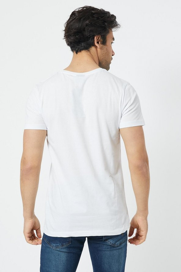 Trair Bısıklet Yaka Physt Baskılı - 8