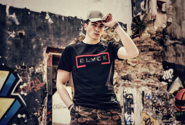 Trair Bısıklet Yaka Blcvk Baskılı - 2