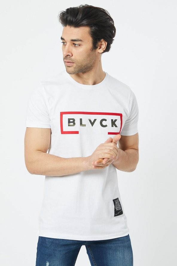 Trair Bısıklet Yaka Blcvk Baskılı - 4