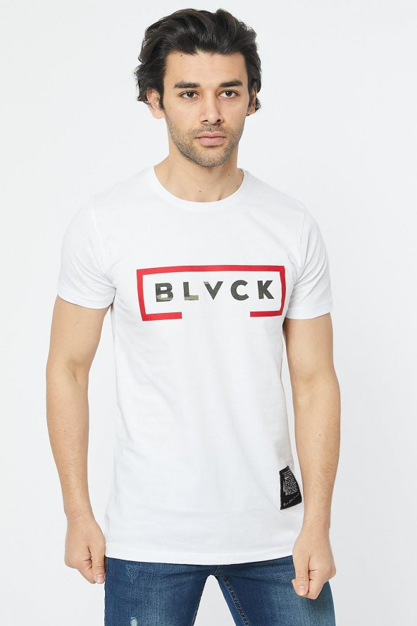 Trair Bısıklet Yaka Blcvk Baskılı - 6