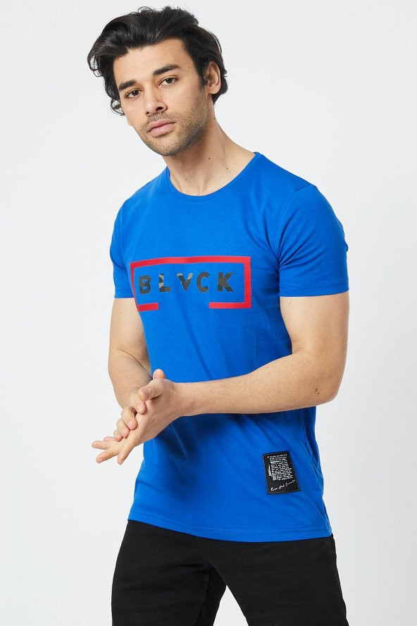 Trair Bısıklet Yaka Blcvk Baskılı - 7