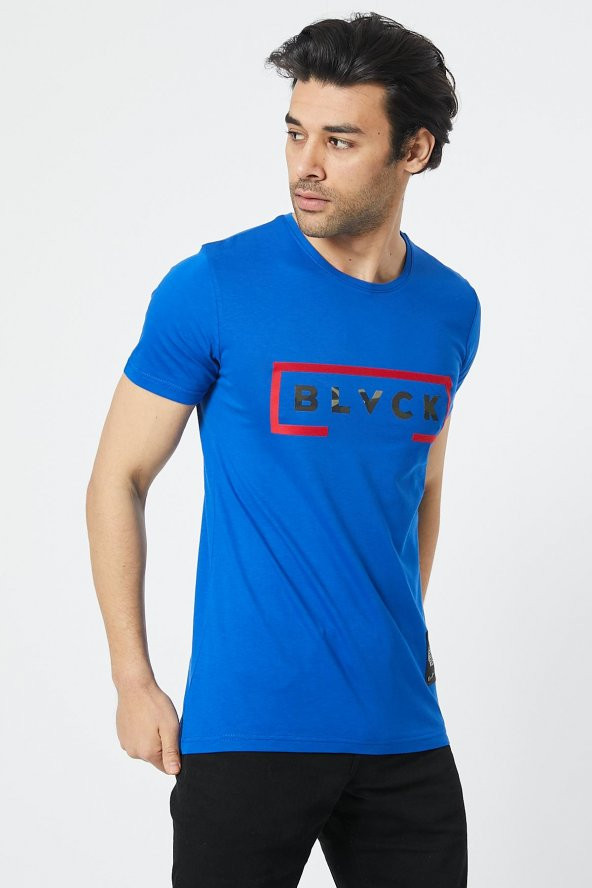 Trair Bısıklet Yaka Blcvk Baskılı - 8