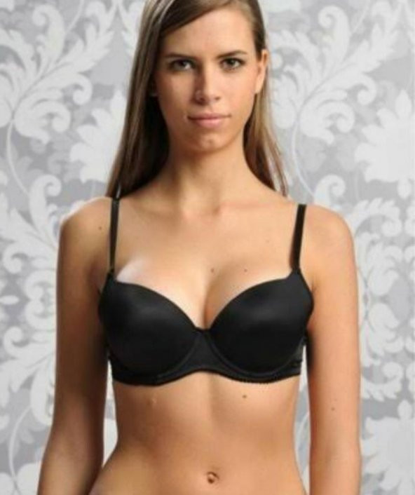 Kadın Siyah Desteksiz Tek Sütyen 1.6.6000 - 5