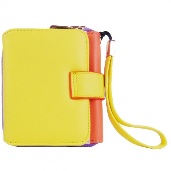 Ollbag Çok Renkli Çıtçıtlı Orta Boy Cüzdan - 2