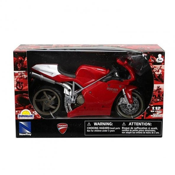 1:12 Ducati 998S Motor Modeli - 4
