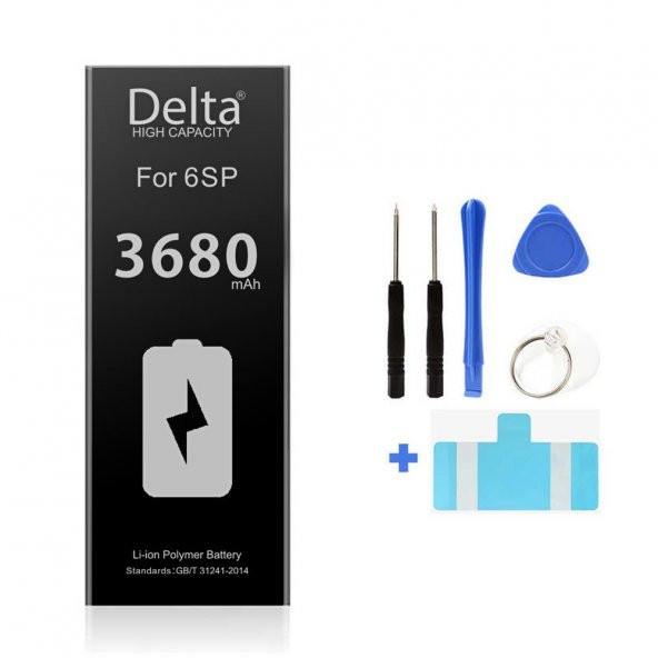 Delta Mobile Apple iPhone 6s Plus Batarya 3680mAh Yüksek Kapasite