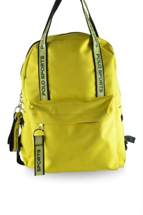 Polo Bayan Sarı Sırt Çantası - 3